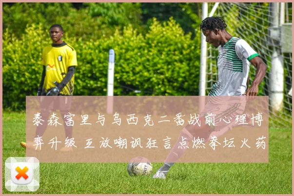 泰森富里与乌西克二番战前心理博弈升级 互放嘲讽狂言点燃拳坛火药味